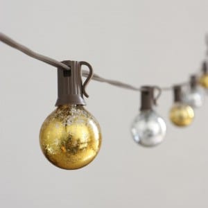 10 Bulbs Globe Light G40 String for Party Decor