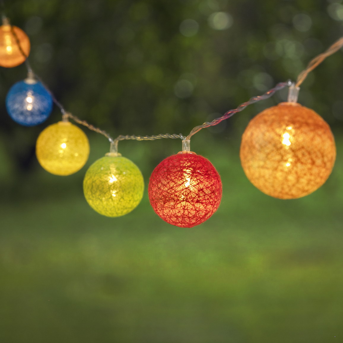 Wholesale Multicolor Cotton Ball Fairy LED String Lights | ZHONGXIN Featured Image