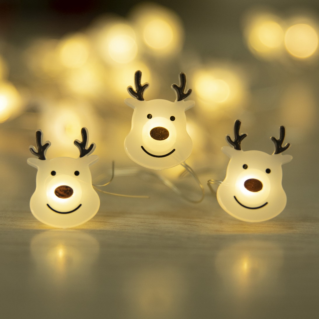 Deer Christmas String Lights