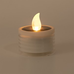 Wholesale Solar Rechargeable Flickering Flameless LED Tealight Candles | ZHONGXIN