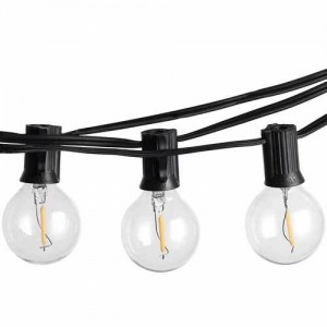 Lighting Manufacturer G40 LED Outdoor String Lights with Waterproof Bulbs | ZHONGXIN
