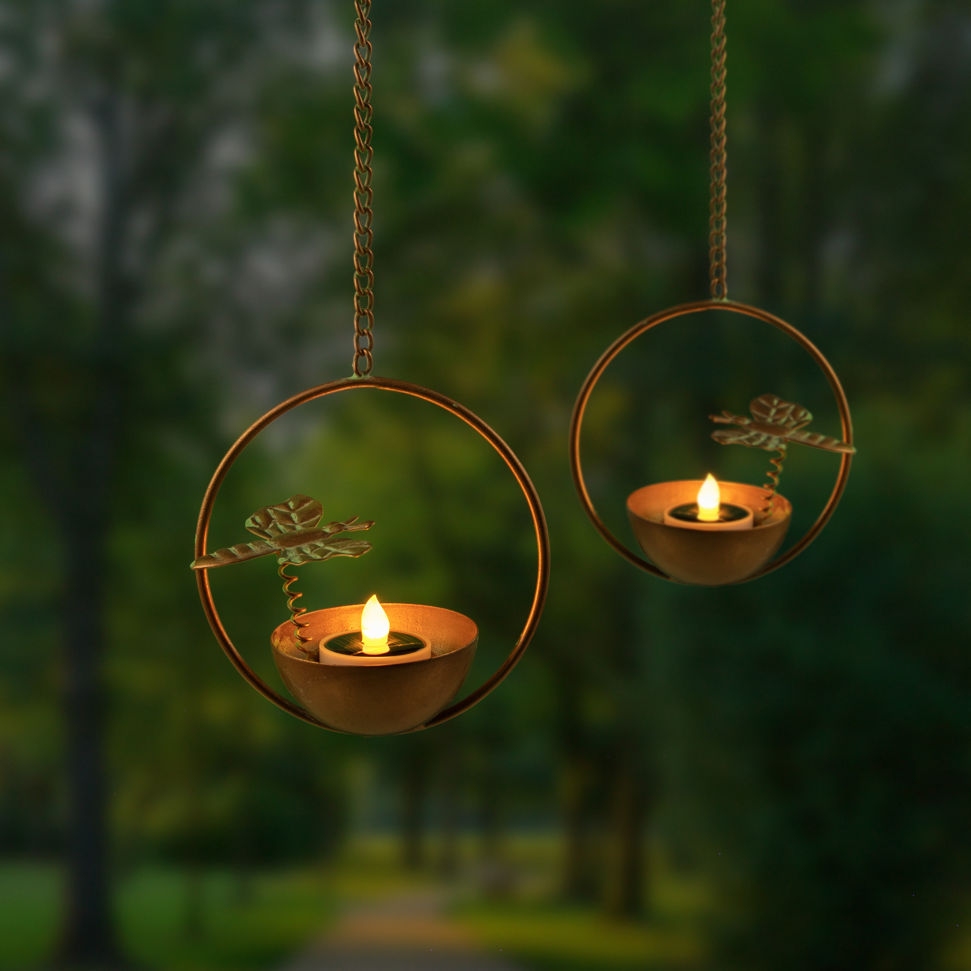 Wholesale Hanging Honeybee Tea Light Holders with Flameless Tea Lights | ZHONGXIN Featured Image