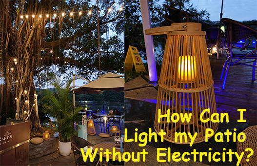 How Can I Light My Patio Without Electricity?