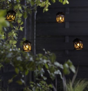 Plastic Lantern Solar String Light Wholesale Outdoor Patio 10 LED String Lights | ZHONGXIN