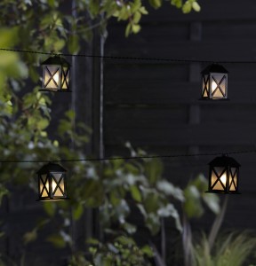 Plastic Lantern Solar String Light Wholesale Outdoor Patio 10 LED String Lights | ZHONGXIN