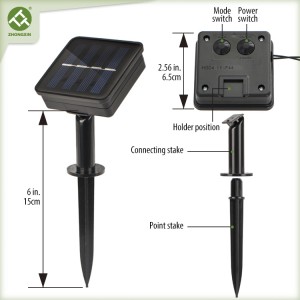 Solar Powered Fabric Lantern String Light Wholesale | ZHONGXIN
