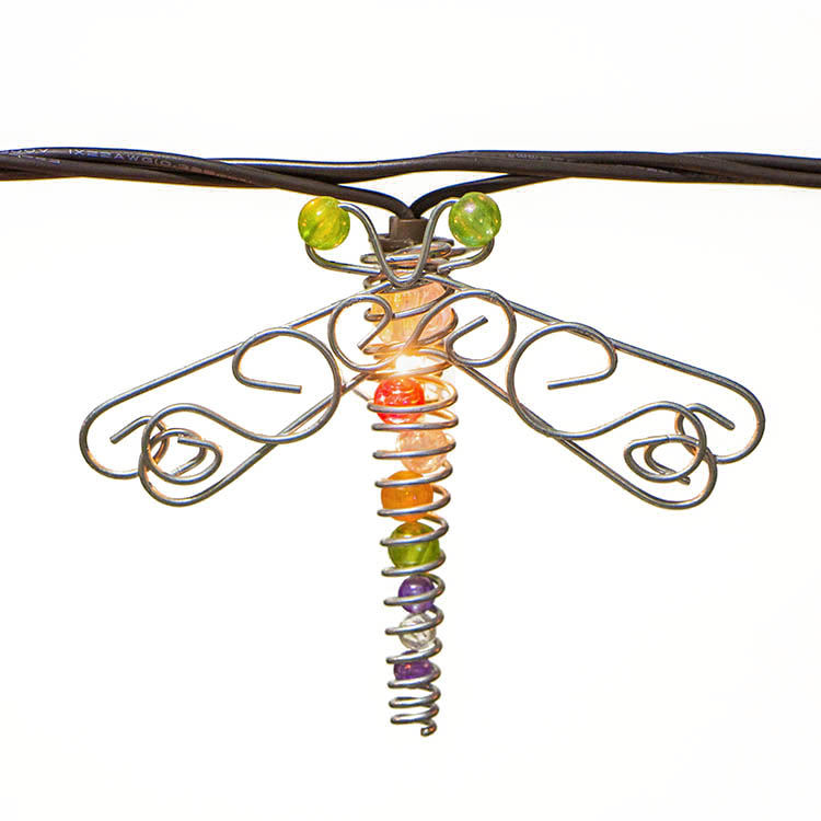 Best Price on Pineapple Led String Lights - Beaded Dragonfly Outdoor Garden Patio String Lights | ZHONGXIN – Zhongxin