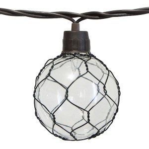 Patio String Lights Novelty with Chicken Wire G60 Globe Bulb | ZHONGXIN
