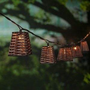 Wholesale Rattan String Lights Outdoor Waterproof Decoration Light Supply | ZHONGXIN