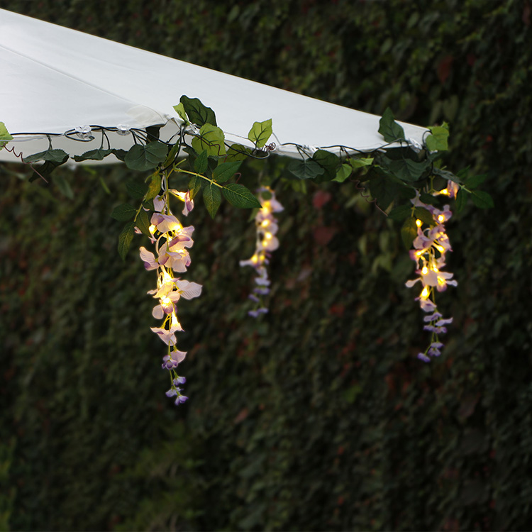 China Factory for Outdoor Umbrella With Lights -
 Solar Wisteria Flower 60 LED String Lights Outdoor | ZHONGXIN – Zhongxin