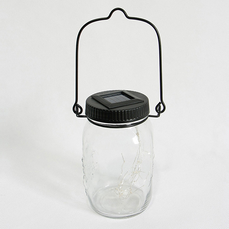 Hanging Solar Mason Jar Lights Lantern Outdoor Decor Featured Image