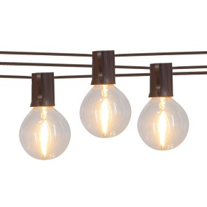 Lighting Manufacturer G40 LED Outdoor String Lights with Waterproof Bulbs | ZHONGXIN