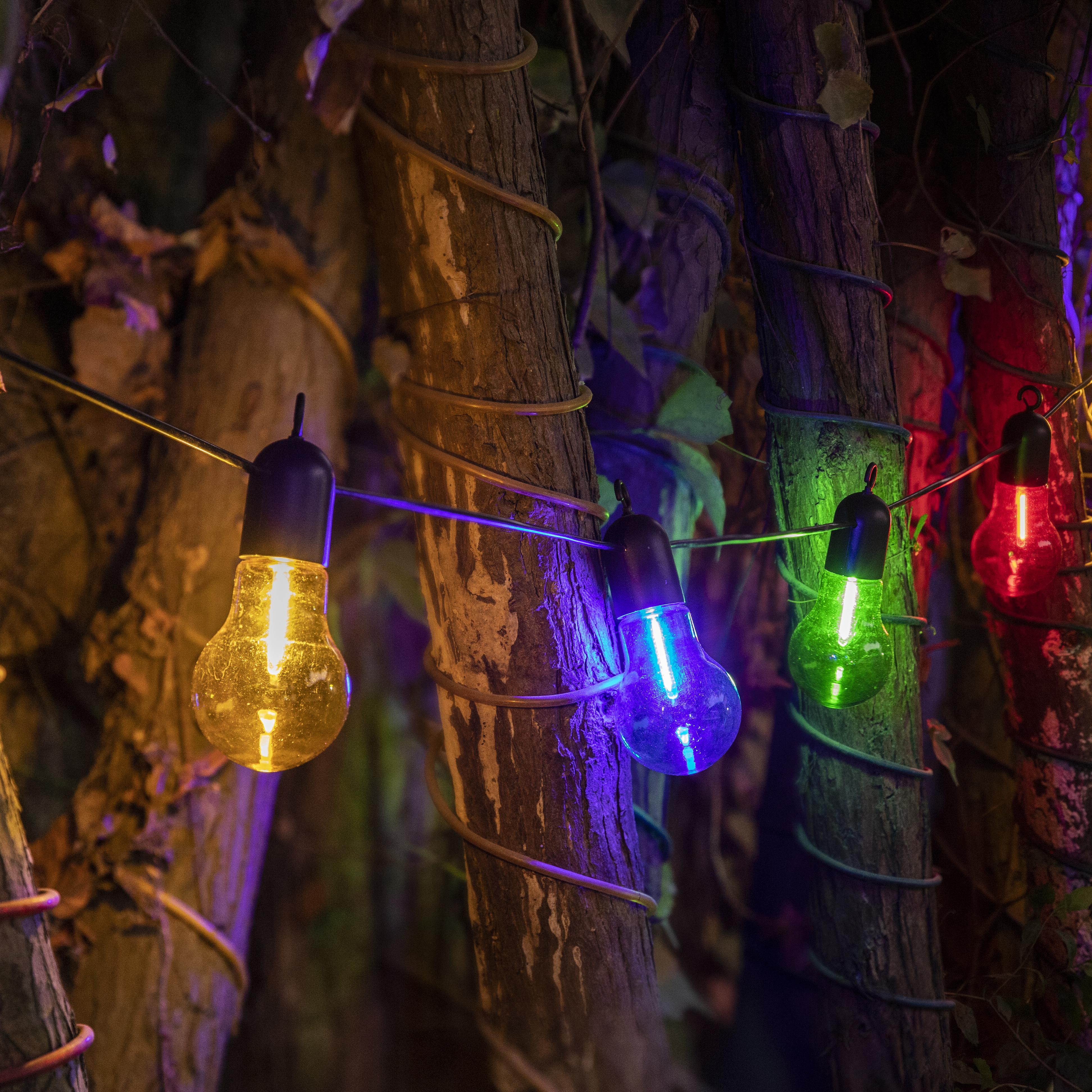Wholesale PS50 Bulb Solar Powered LED String Lights | ZHONGXIN Featured Image