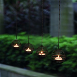 Manufacturer Supply Outdoor LED Candle Holder with Solar Candles for Outside | ZHONGXIN