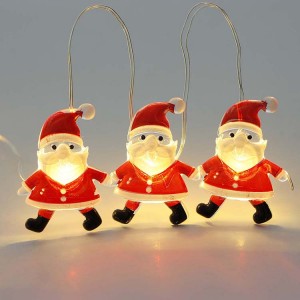 Cheapest Price Wall Hanging Fairy Lights - Battery Operated Santa Claus LED String Lights Manufacturer | ZHONGXIN – Zhongxin