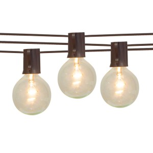 Wholesale Solar Powered LED Outdoor String Lights with G50 Globe Bulbs | ZHONGXIN