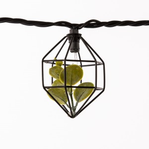 Solar Powered Small Lampshade Wire Light String Outdoor | ZHONGXIN