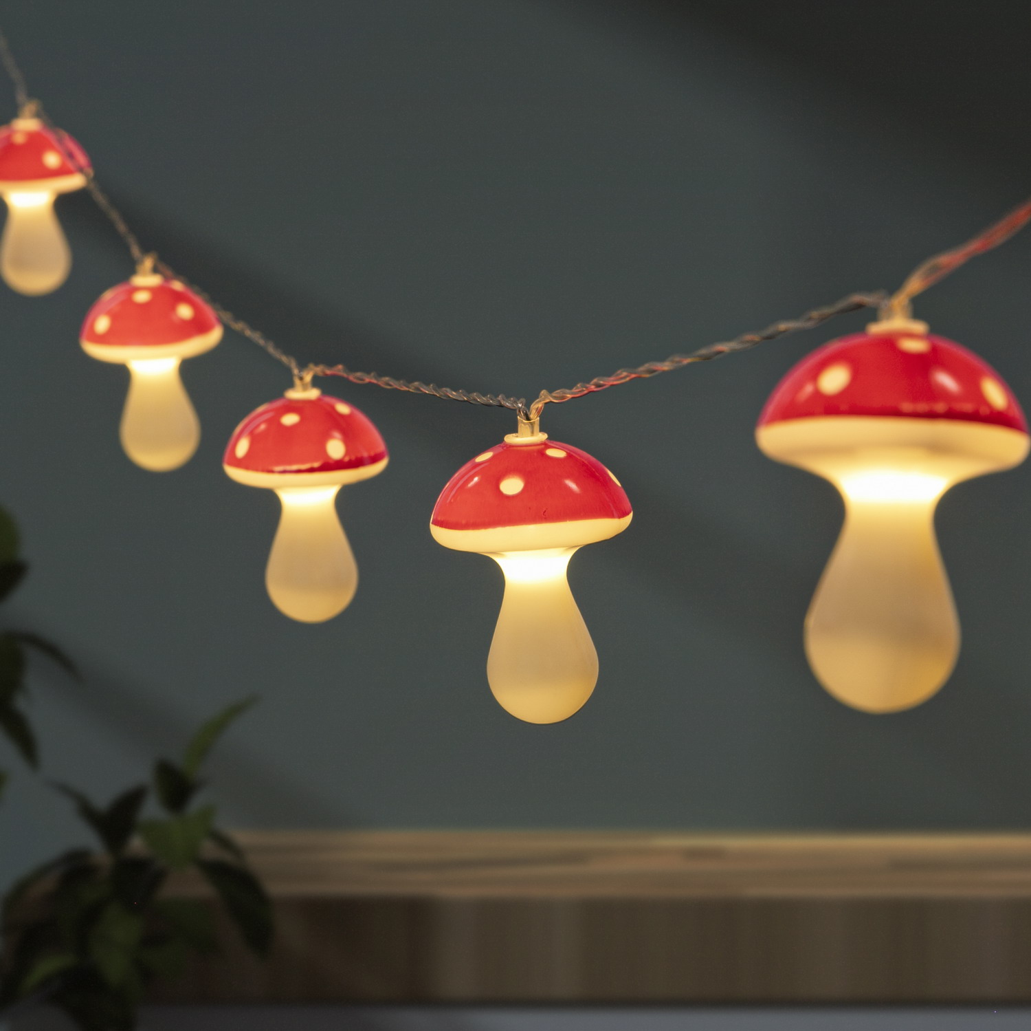 Wholesale Mushroom String Lights Battery Powered Novelty Lights | ZHONGXIN Featured Image