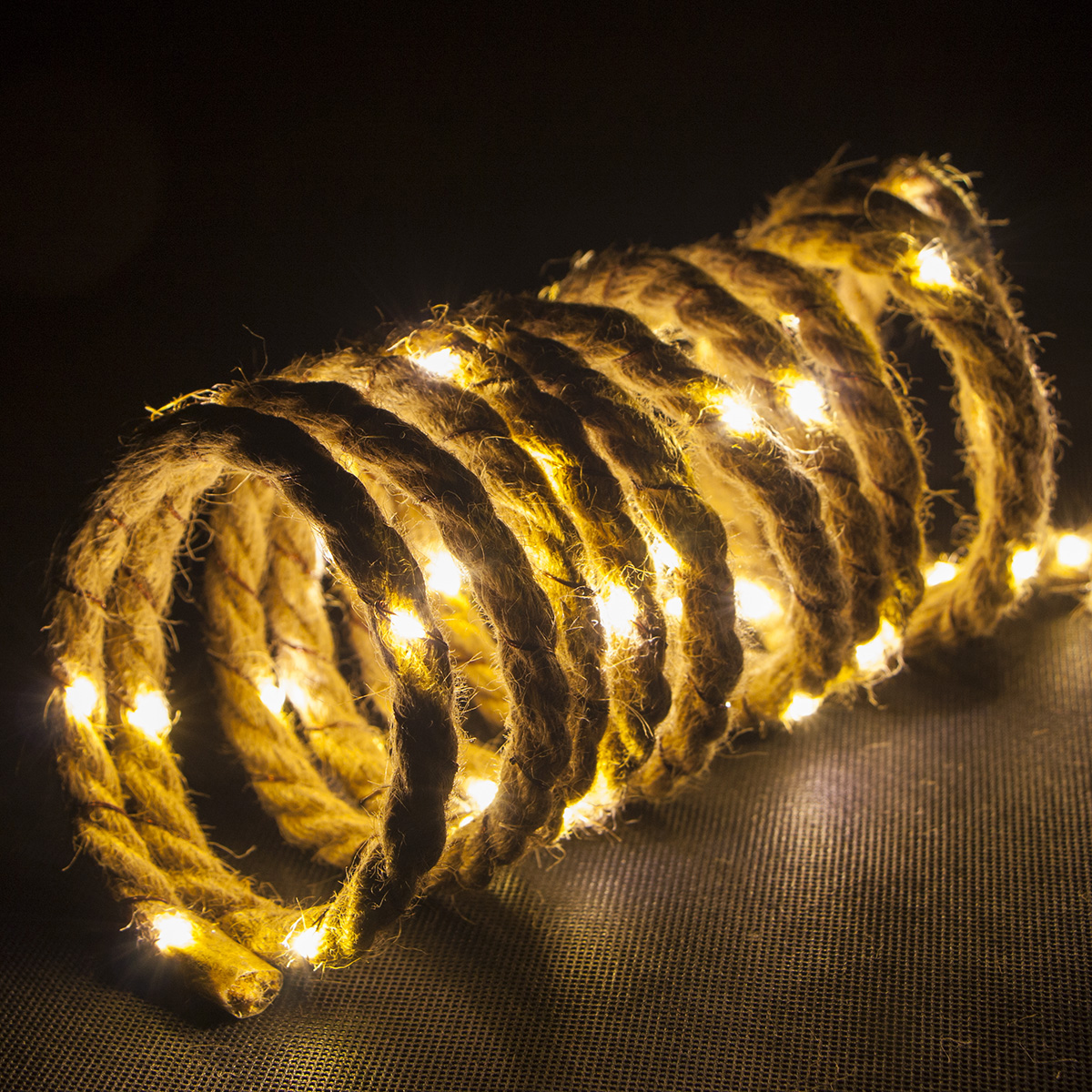 Wholesale Natural Hemp Rope Light for Indoor Outdoor Decoration | ZHONGXIN Featured Image
