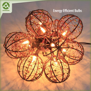 Beaded Copper Wire Ball Novelty Patio String Lights Manufacturer | ZHONGXIN