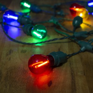 Christmas Decoration Lighting Multi Color A19 LED String Lights