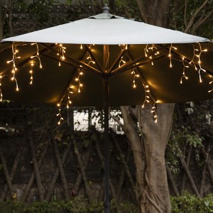 Solar Powered Umbrella Lights for Patio Umbrellas | ZHONGXIN
