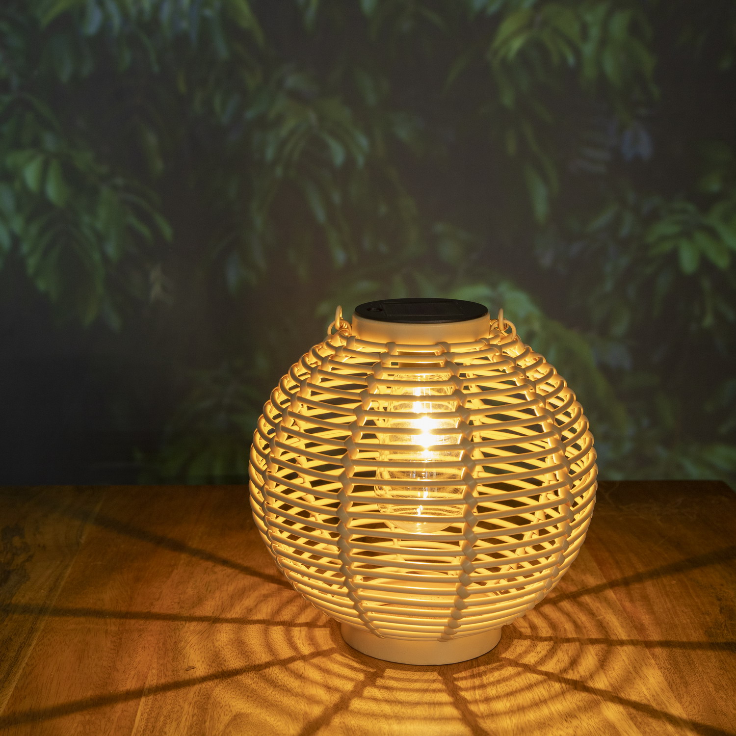 Wholesale Solar Lantern PP Rattan Lantern Outdoor Decoration | ZHONGXIN Featured Image