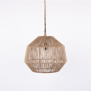 Affordable and High-Quality Wholesale Hemp Rope Woven Lamp Pendant Light | ZHONGXIN