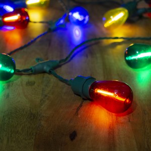 Christmas Decoration Lighting Multi Color S14 LED String Lights