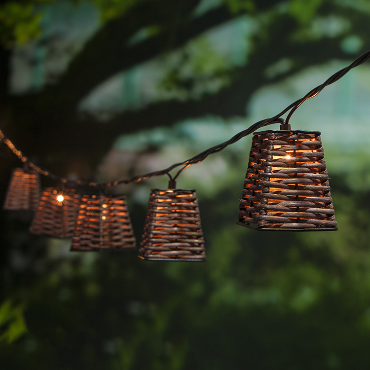 Wholesale Rattan String Lights Outdoor Waterproof Decoration Light Supply | ZHONGXIN Featured Image