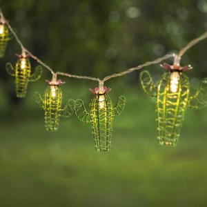 Cactus LED String Lights Wholesale Battery Operated Novelty String Lights | ZHONGXIN