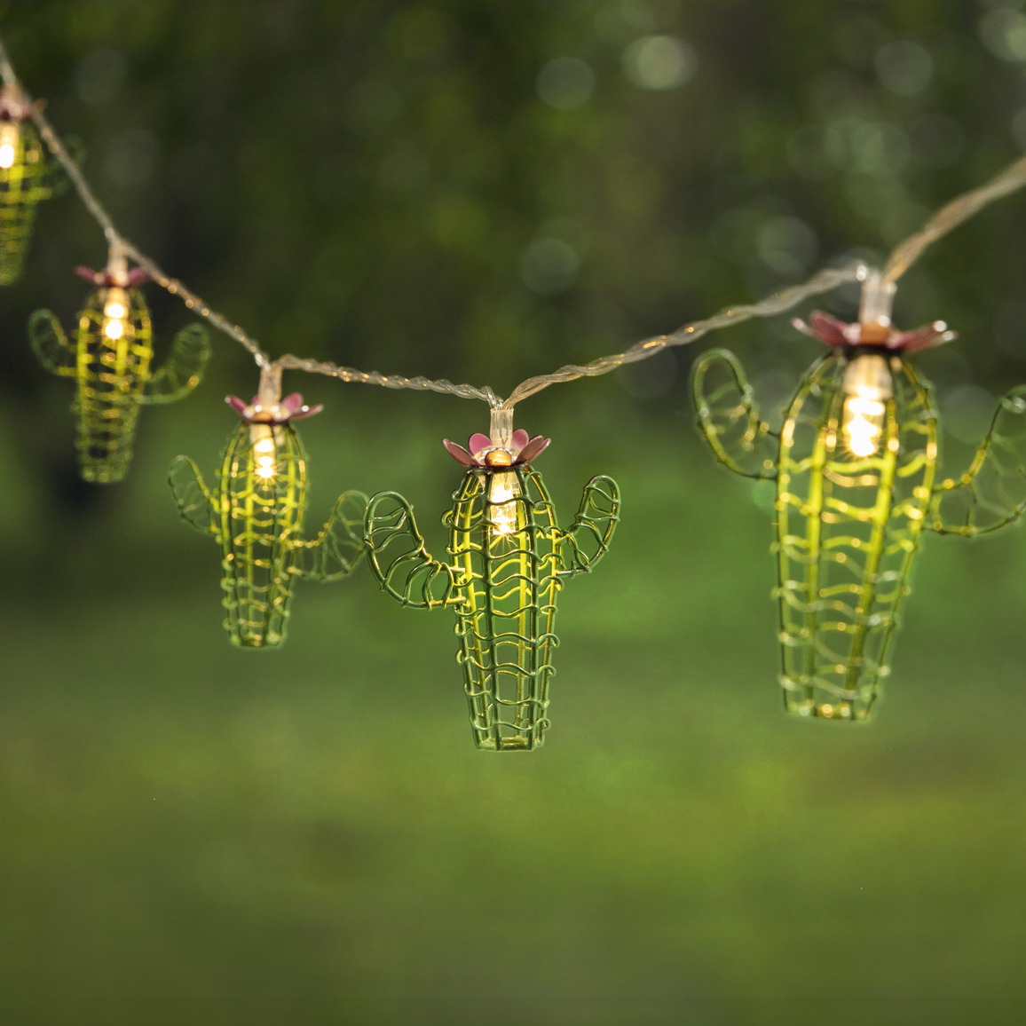 Cactus LED String Lights Wholesale Battery Operated Novelty String Lights | ZHONGXIN Featured Image