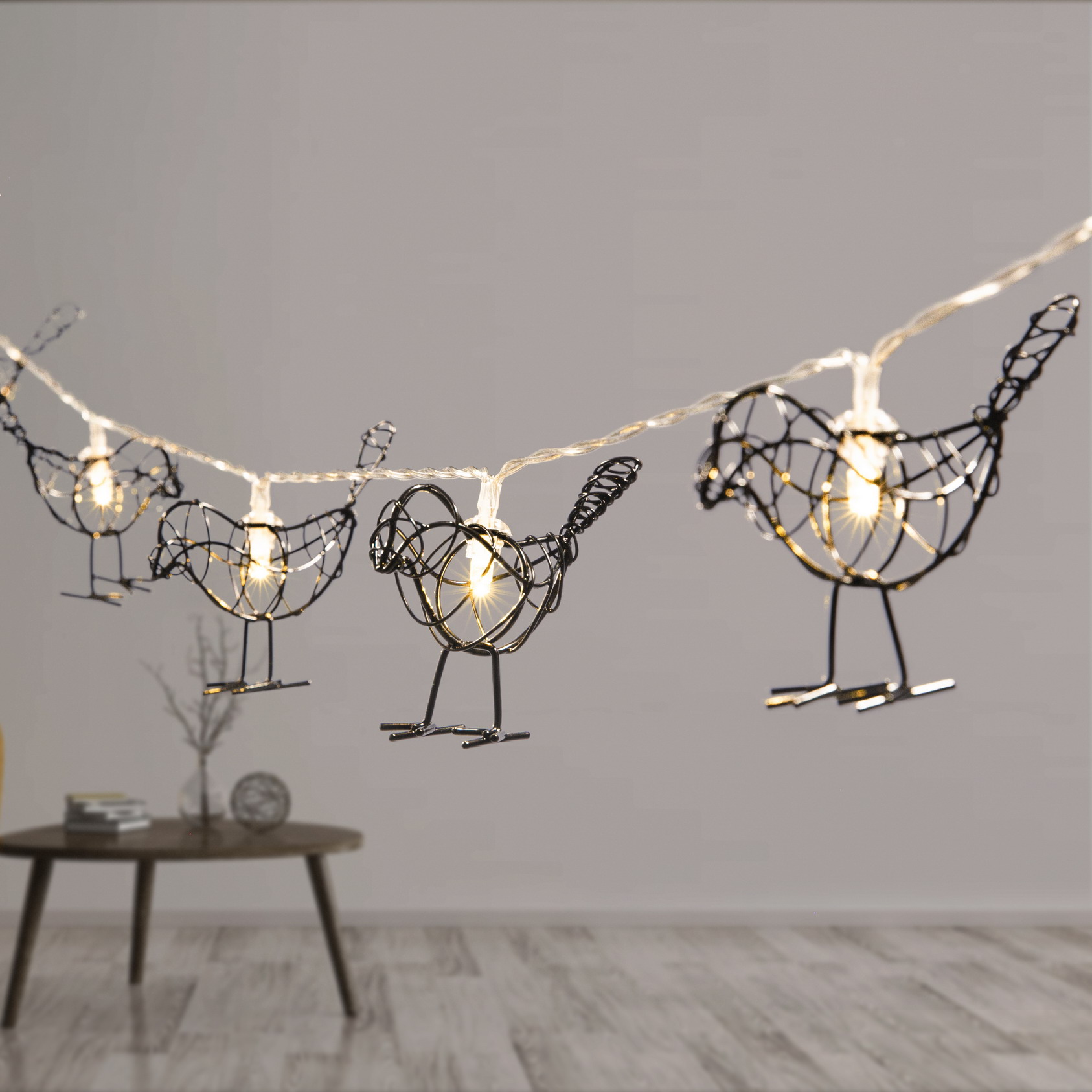 Wholesale Wire Bird String Lights Solar Powered Outdoor Decoration | ZHONGXIN Featured Image