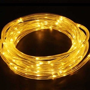 Decorative LED Rope Light Brown with Warm White LEDs KF6701567