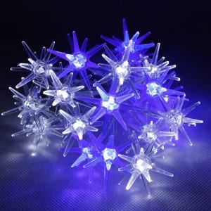 Plastic Beads Acrylic 3D Ball Style LED String Light