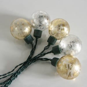 Battery Operated G50 Glass Bulb Christmas String Light