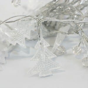 20 LED Plastic Christmas Tree Battery Operated String Light