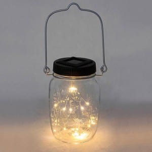 Hanging Solar Mason Jar Lights Lantern Outdoor Decor