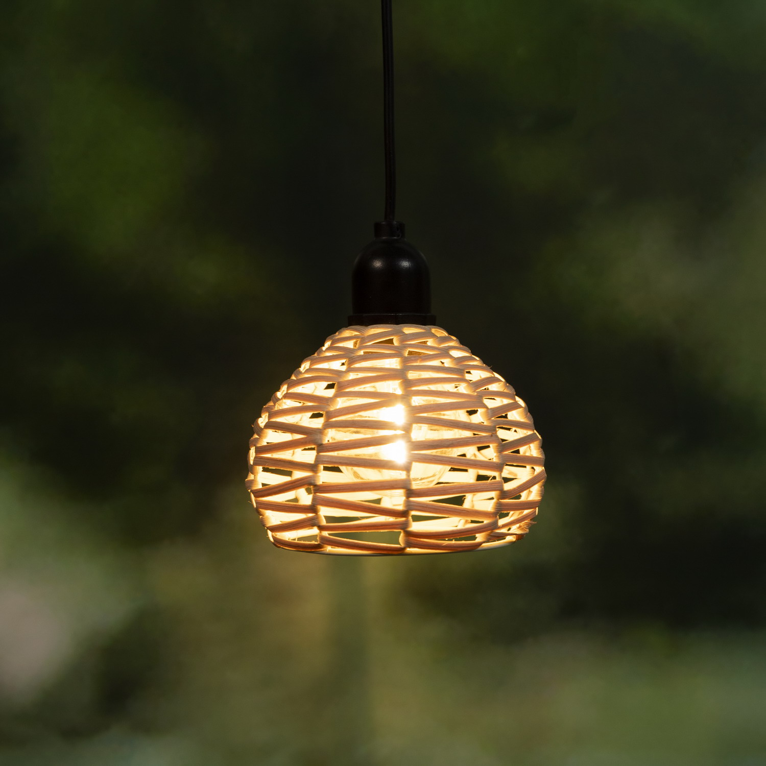 Outdoor Hanging Wicker Lamp Manufacturer and Wholesale | ZHONGXIN Featured Image