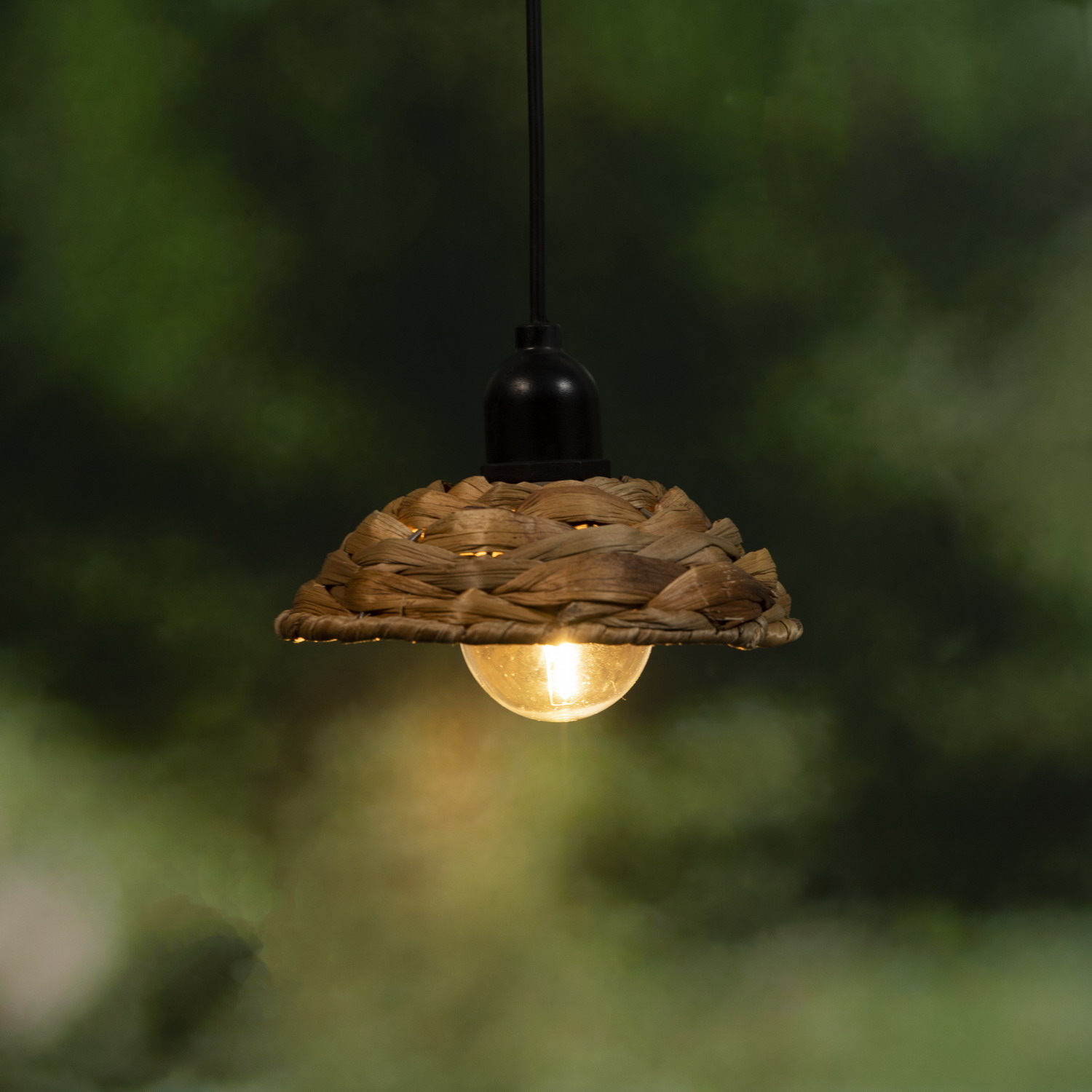 Outdoor Hanging Woven Grass Rattan Lights Manufacturer and Wholesale | ZHONGXIN Featured Image
