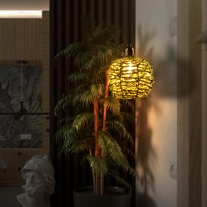 Hemp Rope Pendent Light Hanging Decor | ZHONGXIN