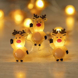 Wholesale Battery Operated Reindeer Christmas Fairy String Lights | ZHONGXIN