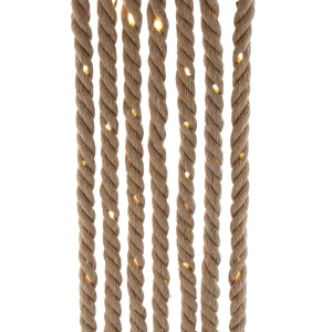 Wholesale Natural Hemp Rope Light for Indoor Outdoor Decoration | ZHONGXIN