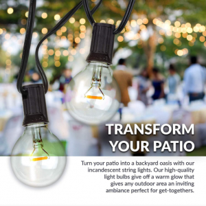 Solar Outdoor Patio String Lights Wholesale wit...