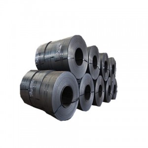 HRC A36 Q235 Black Carbon Hot Rolled Steel Coil 1500mm Breet / Sträif