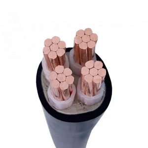 Høykvalitets elektrisk ledning YJV 1*1,5 mm 2*2,5 mm 1*4 mm kobberleder PVC-isolasjon lavspent strømkabel