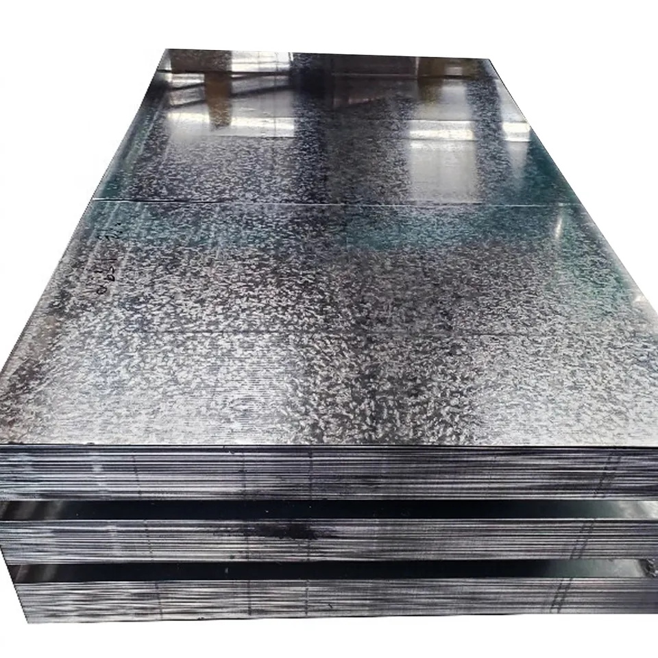 0.17-2mm thick dx51d zinc coated 24 26 28 gauge hot dip electro galvanized steel sheet cold rolled gi metal iron plate