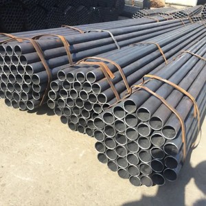 Q235 Q345 ASTM कार्बन ERW सौम्य लोखंडी गोल वेल्डेड स्टील पाईप्सचे चीन पुरवठादार