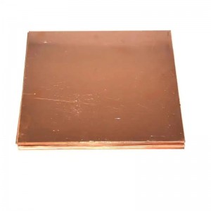 99,99% cobre electrolítico puro cobre cátodo placa de cobre personalizada