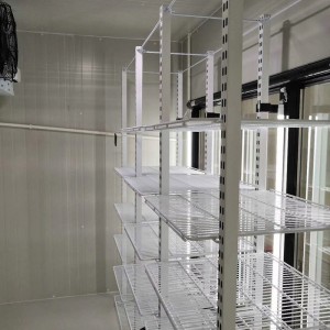 PE Coated Multilayer Storage Metal Shelf for Cold Room